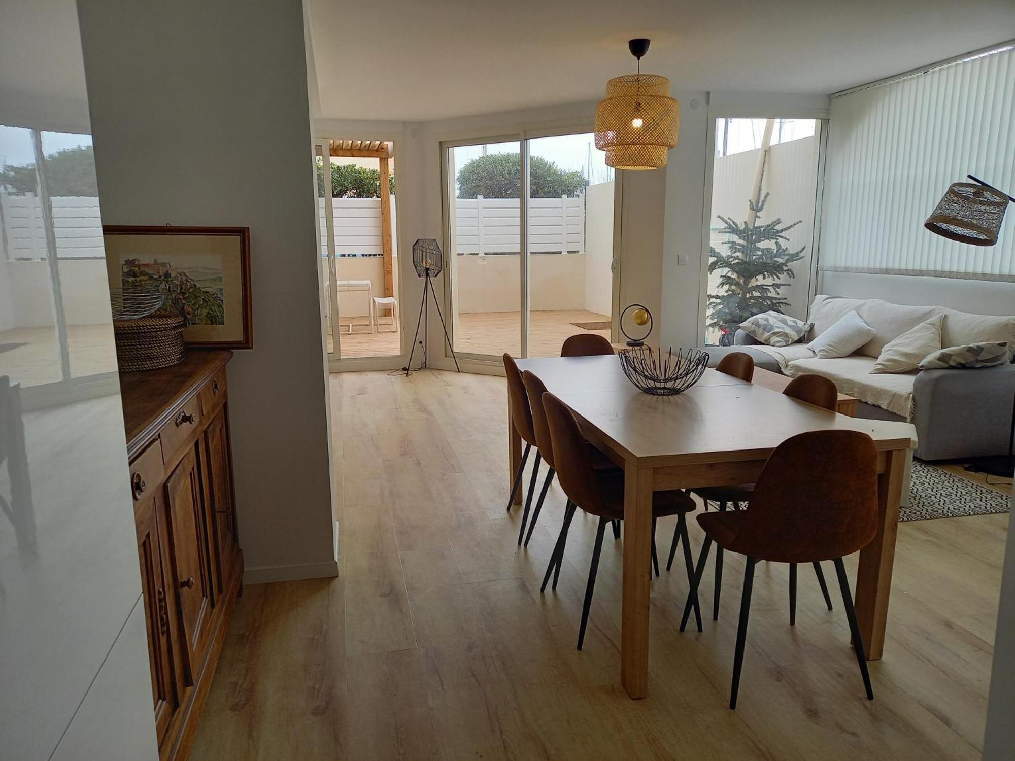 Appartement 100 M2 Terrasse Piscine Gruissan Buitenkant foto